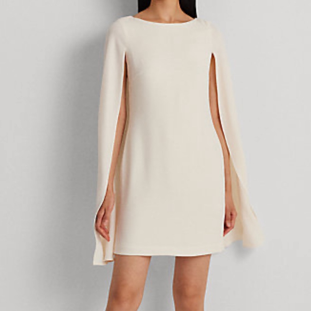 Lauren Ralph Lauren Cape Overlay Women's Ivory